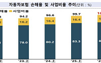 상반기 車보험 보험손익 1848억 적자…손해율도 상승