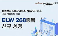 한국투자증권, ELW 268종목 신규 상장