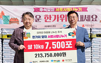에이스경암 안성호 이사장, 추석 맞아 2억1000만원 상당 백미 기탁