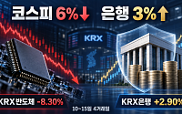 코스피 6% 빠질 때 은행은 3% 상승…고금리·AI 공포 피난처 된 주주환원주