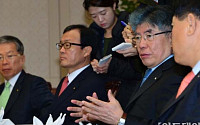 [포토]11월 금융협의회 참석한 김중수 총재