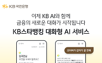 KB국민은행, 일상 언어로 금융을 더 쉽게…‘KB AI’ 출시