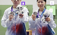반효진 10.3ㆍ박하준 10.9 '명중'⋯공기소총 혼성 은메달 [아시안게임]