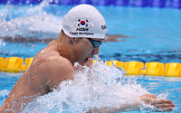 남자 혼계영 400m, 예선 5위로 결선행⋯2회 연속 메달 도전 [아시안게임]