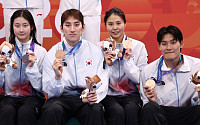 김영범 막판 역전⋯혼성 혼계영 400m 한국新 동메달 [아시안게임]