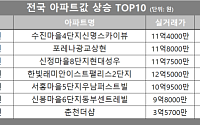 [아파트값 상승 톱10] 경기 용인시 ‘포레나광교상현’ 등