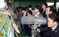 '국민의힘 불참' 국회 국방위, DMZ서 폭발사고 점검 [포토]