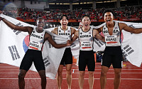 육상 400m 계주, 동메달 뺏길 뻔⋯조직위 또 판정 논란 [아시안게임]