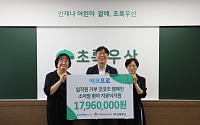 에코프로, 캐릭터 '에꼬' 앞세워 소아암 환아 치료비 1,800만 원 쾌척
