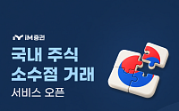 iM증권, 국내 주식 소수점 매매 개시…1000원부터 투자 가능