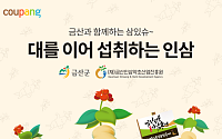 쿠팡 ‘착한상점’, 금산군과 상생…인삼 800여종 판로 넓힌다