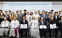 스님·목사·주교와 손잡은 안민석…’학교 옆 절·교회·성당도 배움터로'