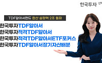 한투운용, TDF 시리즈 설정액 2조원⋯연금계좌 자금 유입 확대