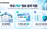 CodeVASP, 국내 주요인물 통합검색 서비스 베타 오픈…AML 업무 지원