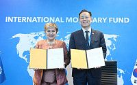 IMF 총재 "韓 통화긴축·재정중립 정책조합 적절"