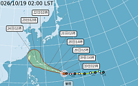 초강력 태풍 '참피', 대만으로?…경로 업데이트