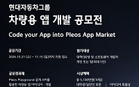 현대차·기아, 차량용 앱 개발 공모전 개최…총상금 5100만원