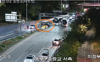 [속보] 동부간선도로 중랑교 진출램프 전도사고 발생