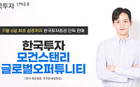 글로벌 우량주 압축 투자⋯한투운용, 모건스탠리 재간접펀드 출시