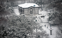 [포토]서울 대설주의보, '눈 덮힌 앙카라공원'