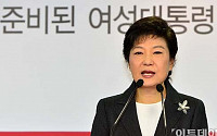 [포토]박근혜 당선인, '분열과 갈등, 화해와 대탕평으로 끊을것'