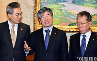 [포토]12월 금융협의회에 참석한 김중수 한은 총재