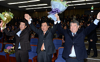 [포토]박기춘 의원, 민주통합당 새 원내대표 선출