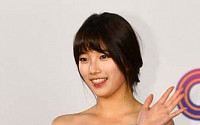 [SBS 연예대상]미스에이 수지의 깜찍한 인사(포토)