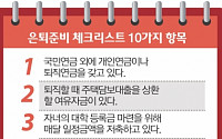 [100세 성공시대] 노후 준비 점수, 나는 몇점이나 될까