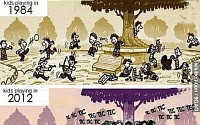 ‘1984 vs 2012 아이들’, 만나면 스마트폰으로 놀아