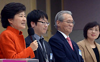 [포토]과학기술인 신년인사회 참석한 박근혜 대통령 당선인