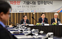 [포토]'제2회 기술나눔 협약식' 참석한 홍석우 장관