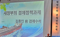 [포토]김종인, 새 정부의 경제정책 과제 강연