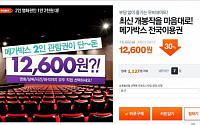 티몬, 메가박스 영화예매권 30% 할인 판매 실시