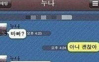 친절한 누나의 문자, "돌직구 아닌 핵직구" 폭소