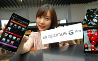 LG전자, 일본판 5인치 ‘옵티머스G 프로’ 국내 도입