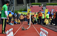 [포토]소방호스 볼링 경기!