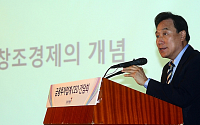 [포토]김광두 국가미래연구원장, 금융투자업계 CEO 간담회 강연