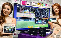 [포토]LG유플러스, 야구 4경기 한눈에…'4채널 서비스' 출시