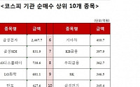 [주간 코스피 기관 순매수 상위 10개 종목]