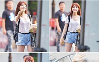 민아 퇴근길 직찍..."연예인도 퇴근길은 행복하구나"