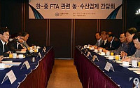 [포토]한-중 FTA 관련 농수산업계 간담회