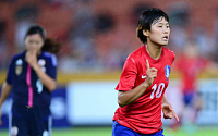 대한민국 여자축구 한일전 짜릿한 승리…지소연 2골 폭발