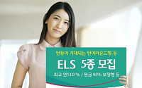 하나대투증권, 턴어라운드형 ELS등 5종 모집
