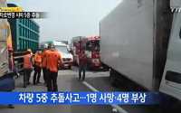 고속도로 5중추돌 사고, 운전자들 싸움이 부른 '참변'