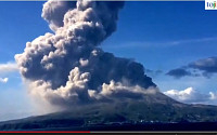일본 화산 폭발, 네티즌 실시간 중계 '안타까워'