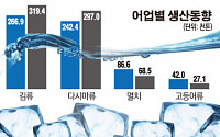 차가워진 바닷물…김 생산 늘고 멸치·고등어 덜 잡혔다