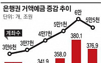 10억원 이상 거액예금 은행서 이탈…장롱속으로(?)