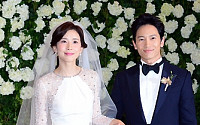 [포토]이보영-지성 결혼, '행복한 부부'