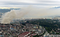 [포토]이태원 상가건물에 화재